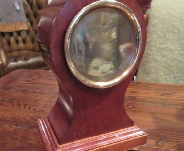 Top Quality Edwardian Period Sheraton Inlaid Mantel clock - Image 5