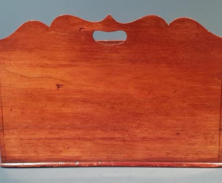 Large Victorian Walnut Waterfall Letter Rack - Image 4