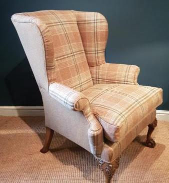 Late Victorian Wing Back Arm Chair