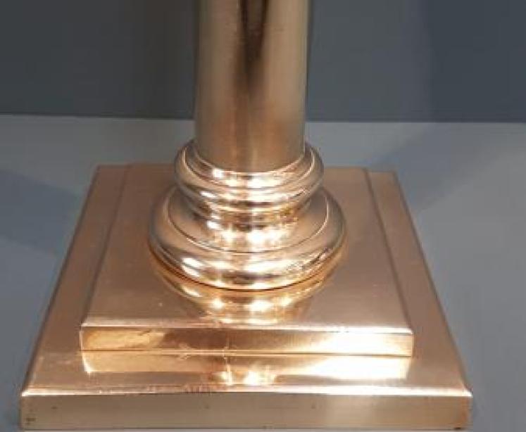 Superb Victorian Ruby Glass Reservoir Oil Lamp - Image 5