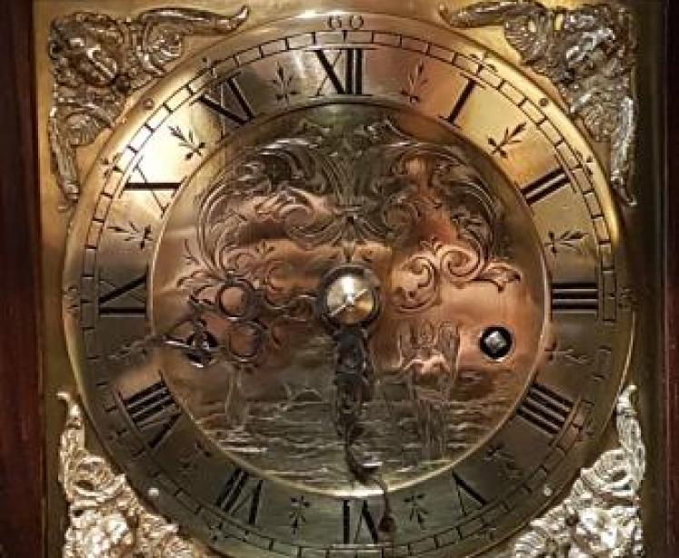 Victorian Oak Weight Driven Grandmother Clock - Image 3