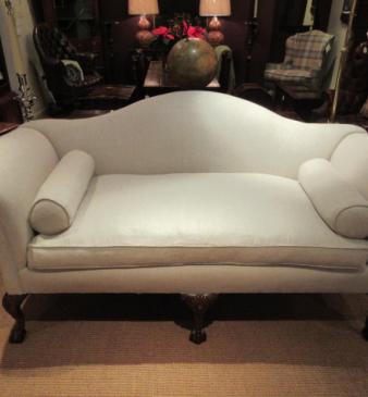 Fine 19th Century Upholstered Georgian Style Sofa