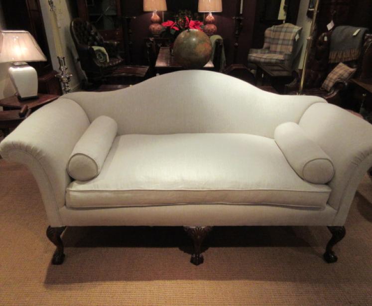 Fine 19th Century Upholstered Georgian Style Sofa - Image 1