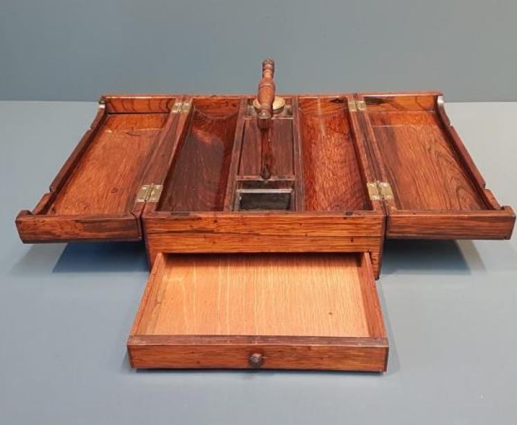 Regency Rosewood Pen and Ink Box - Image 1