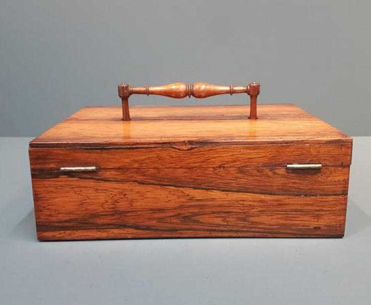 Regency Rosewood Pen and Ink Box - Image 4