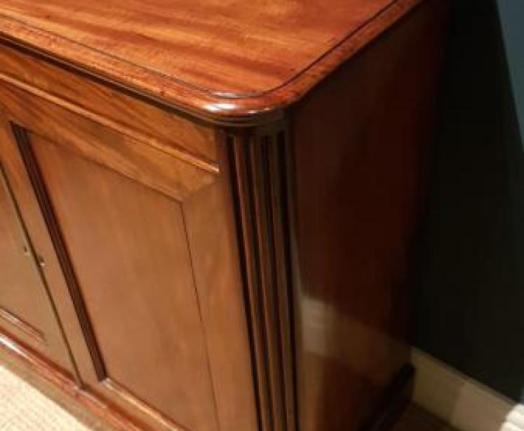 Regency Mahogany Gillow Style Bookcase - Image 6