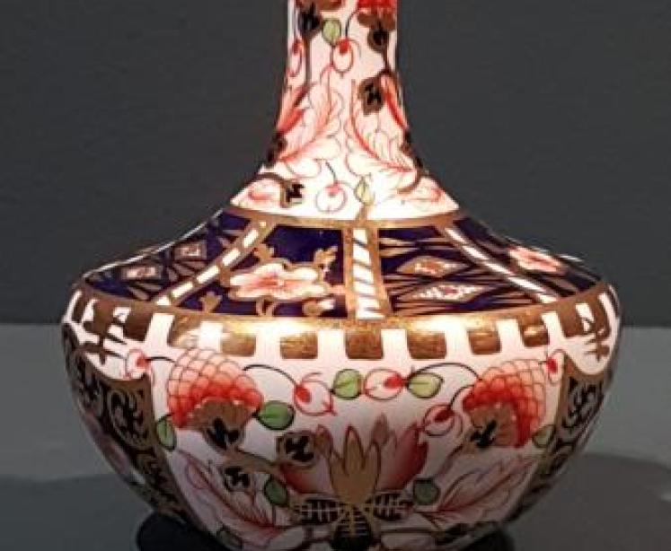 Royal Crown Derby Imari Vase - Image 1