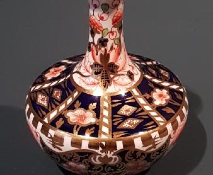 Royal Crown Derby Imari Vase - Image 3