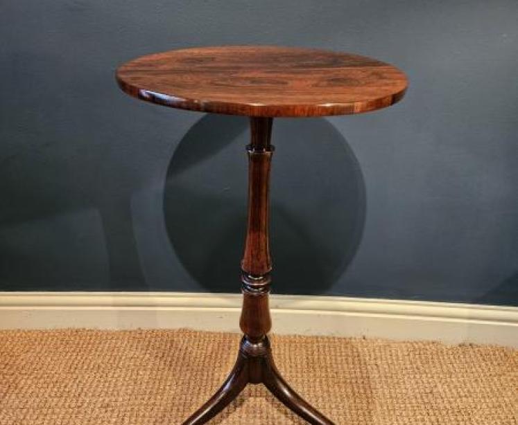 Regency Rosewood Tripod Table - Image 1