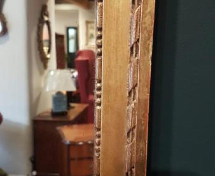 Full Length Victorian Timber Gilt Mirror - Image 3