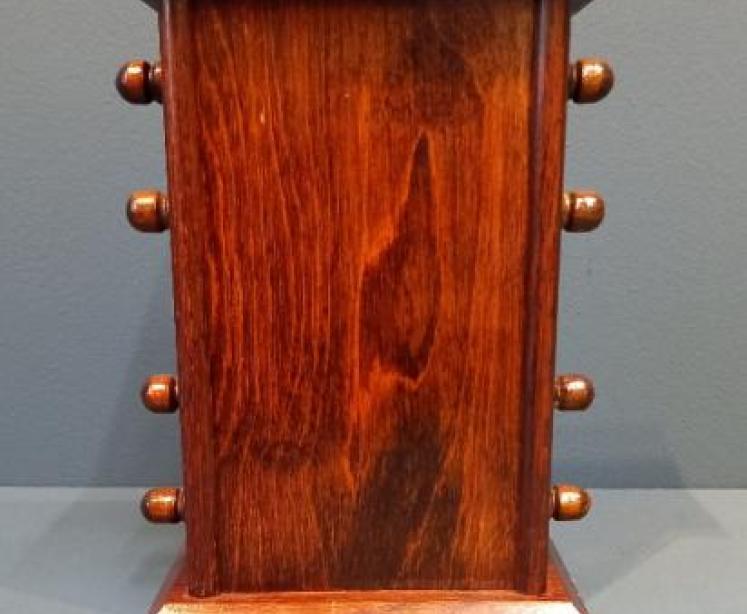 Edwardian Oak Perpetual Desk Calendar - Image 4