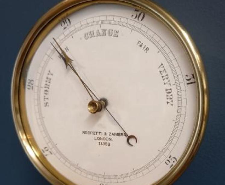 Victorian Negretti & Zambra Marine Barometer - Image 3