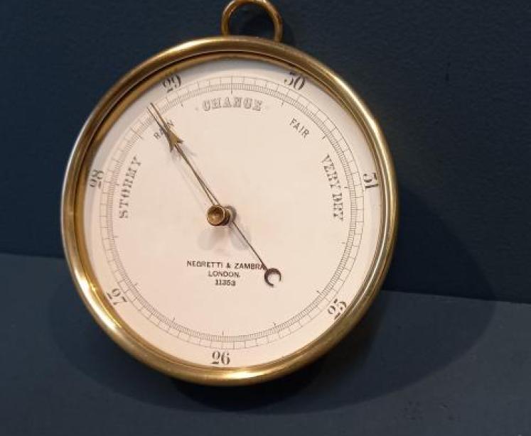 Victorian Negretti & Zambra Marine Barometer - Image 7