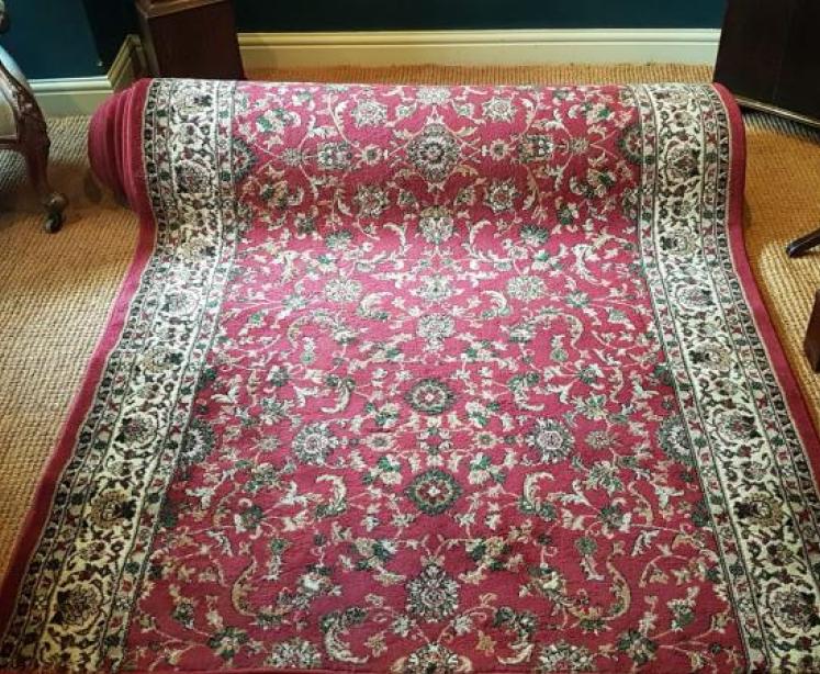 26' Pure Wool Carpet Runner - Image 1