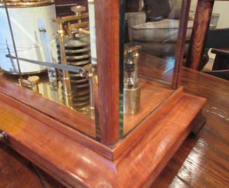 Top Quality Victorian Walnut Cased London Barograph - Image 5