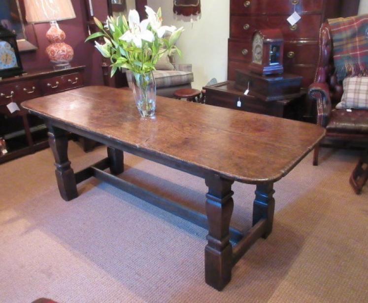 Superb George II Period Oak Refectory Table - Image 1