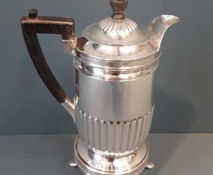 Victorian Solid Silver Biggin - Image 6