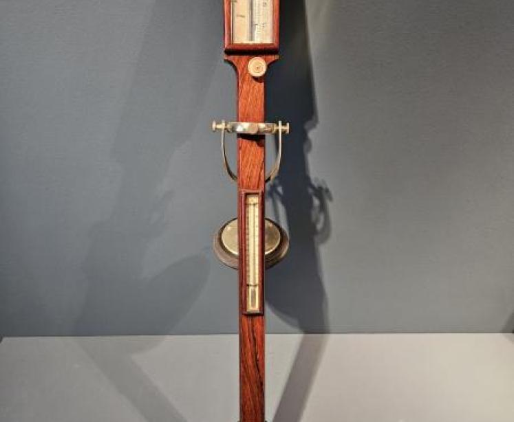 Victorian Rosewood Marine Stick Barometer  - Image 1