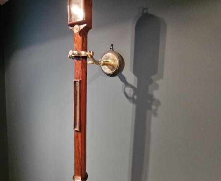 Victorian Rosewood Marine Stick Barometer  - Image 2
