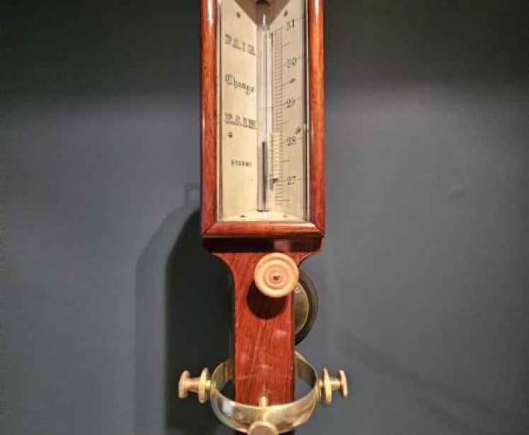 Victorian Rosewood Marine Stick Barometer  - Image 3