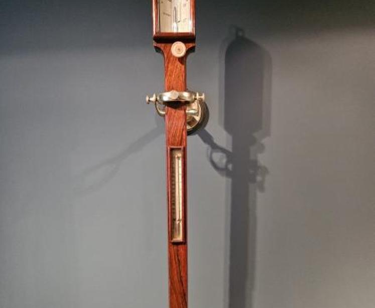Victorian Rosewood Marine Stick Barometer  - Image 6