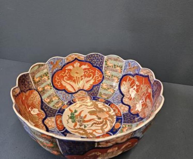 Victorian 12" Imari Bowl - Image 1