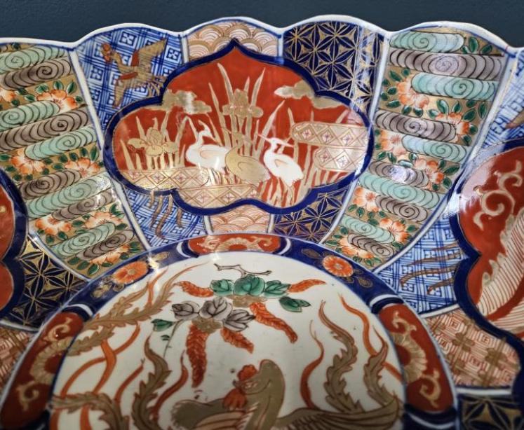 Victorian 12" Imari Bowl - Image 5