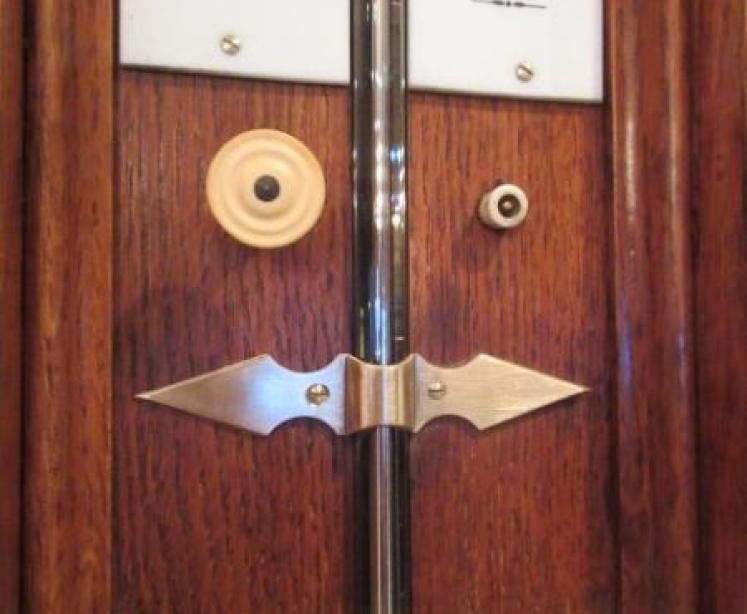 Rare Victorian Polished Oak London Fitzroy Barometer - Image 5