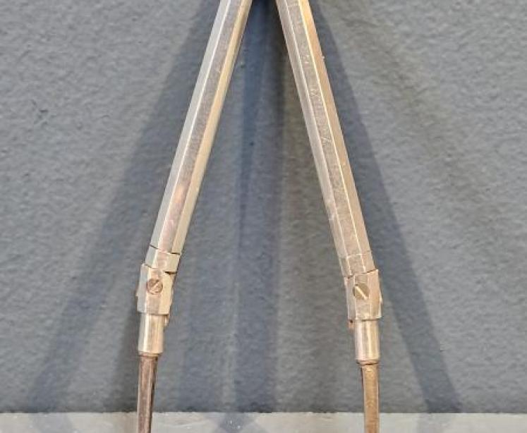 Early Victorian Silver Draughtsman Dividers  - Image 6