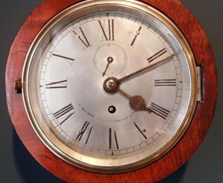 Victorian Fusee Library Clock - Image 1