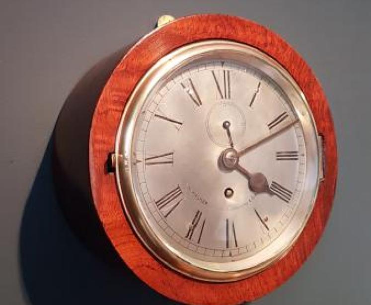 Victorian Fusee Library Clock - Image 2