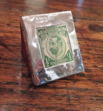 Unusual Edwardian Period Silver Desk Paperweight