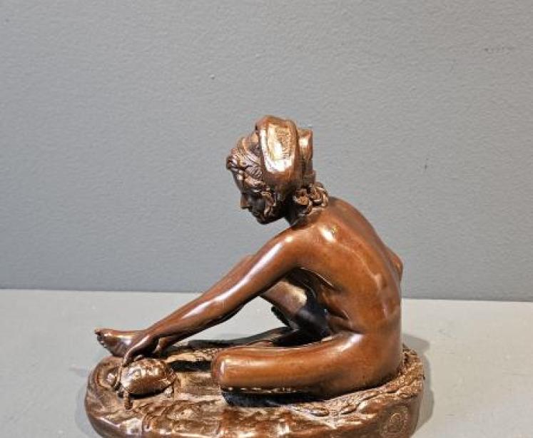Victorian Neapolitan Bronze of a Fisherman  - Image 3
