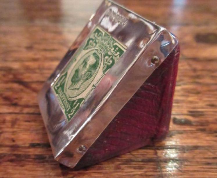 Unusual Edwardian Period Silver Desk Paperweight - Image 4