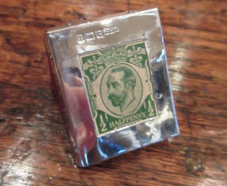 Unusual Edwardian Period Silver Desk Paperweight - Image 5