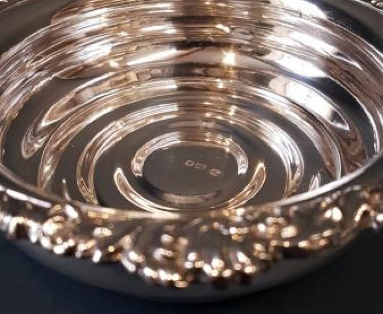 Matching Pair of Solid Silver Coasters  - Image 2