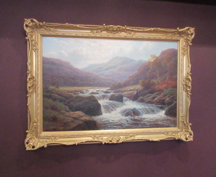 Outstanding Victorian William Mellor Oil on Canvas Painting - Image 1