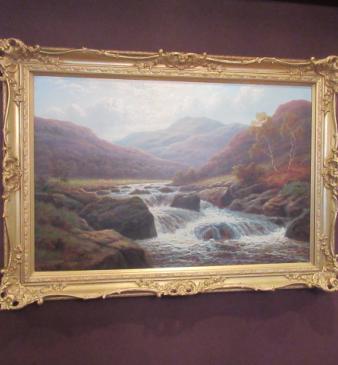 Outstanding Victorian William Mellor Oil on Canvas Painting