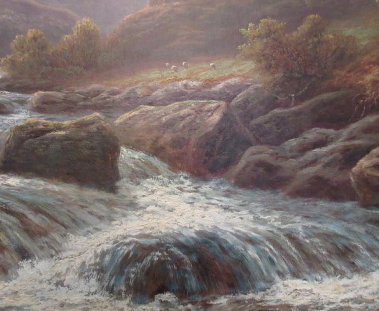 Outstanding Victorian William Mellor Oil on Canvas Painting - Image 3