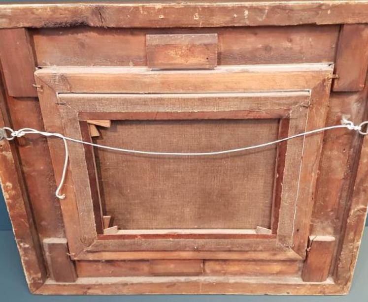  Superb Victorian Oil Of Sheep & Hens  - Image 7