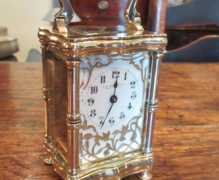 Superb Art Nouveau Period French Carriage Clock - Image 1