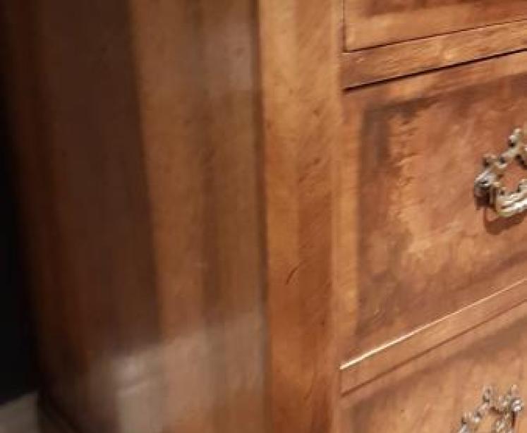 Small Waring and Gillow Walnut Tallboy Chest  - Image 5