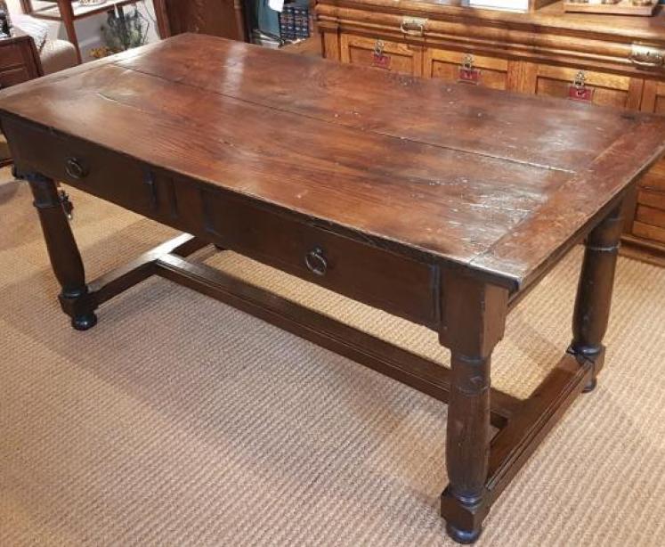 George II Oak Refectory Table.c.1740  - Image 1