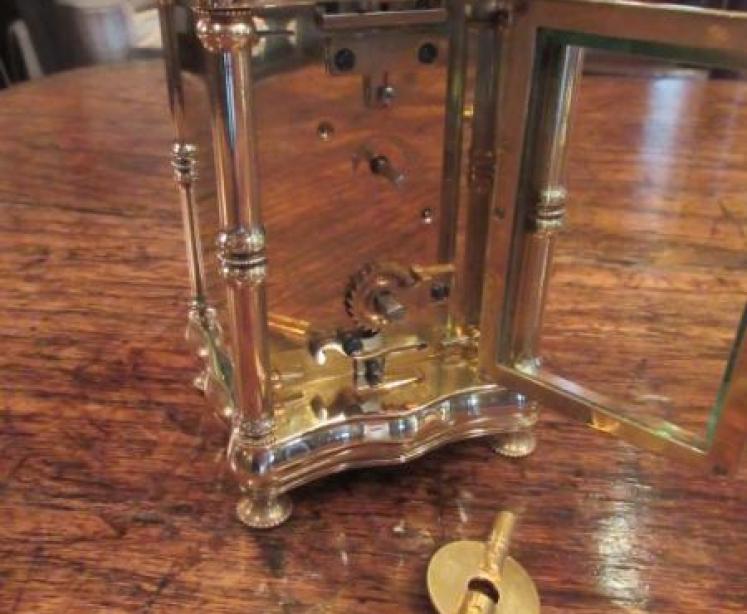 Superb Art Nouveau Period French Carriage Clock - Image 4