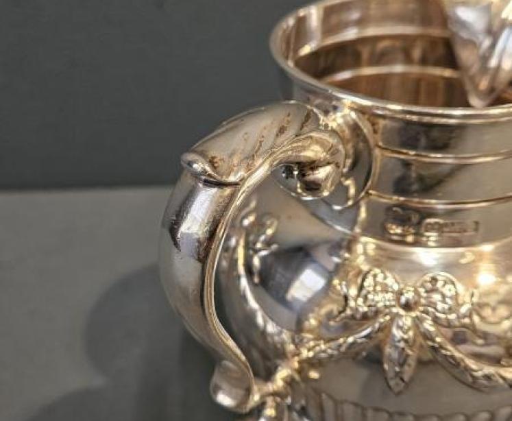 Large Edwardian 400g Silver Jug - Image 6