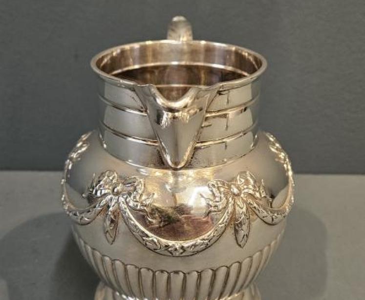 Large Edwardian 400g Silver Jug - Image 7