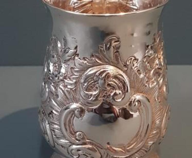 George III Silver Mug by Peter and Ann Bateman - Image 6