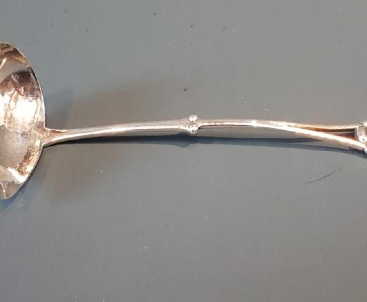 Pair of Silver Ladles by Georg Jensen - Image 3