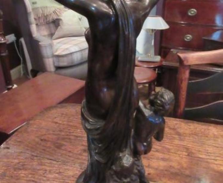 19th Century French Bronze Sculpture of Bacchante - Image 5