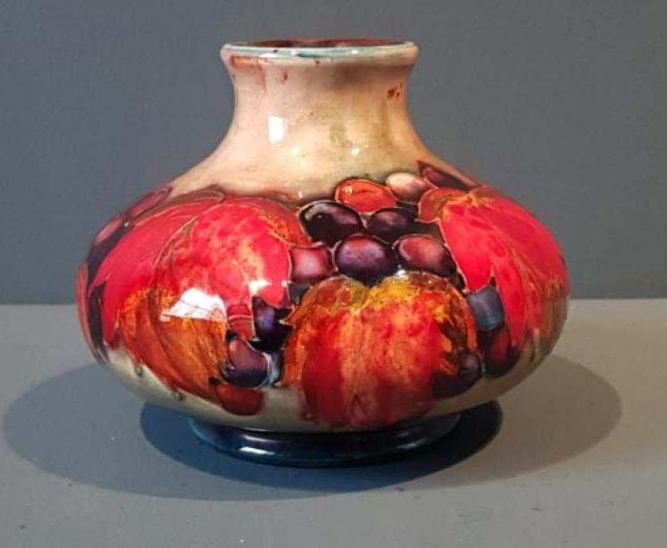 Moorcroft Leaf and Berries Flambe Vase - Image 2